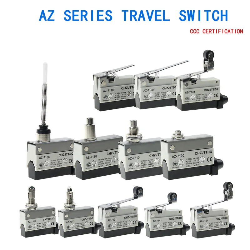 CHZJTTDQ Microswitch AZ -7141.AZ-7110.AZ-7121.AZ-7311.AZ-7100.AZ-7166.AZ-7124small horizontal stroke switch limit switch reset