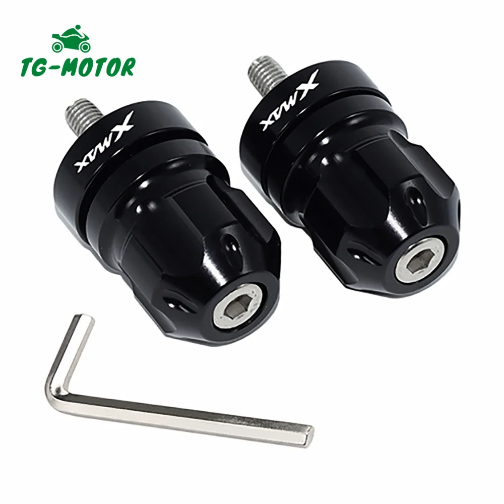 TG-Motor For YAMAHA XMAX300 XMAX250 xmax125 XMAX 125 250 300 400 Motorcycle Accessories Handle bar Grips End plug Cap Anti-Skid