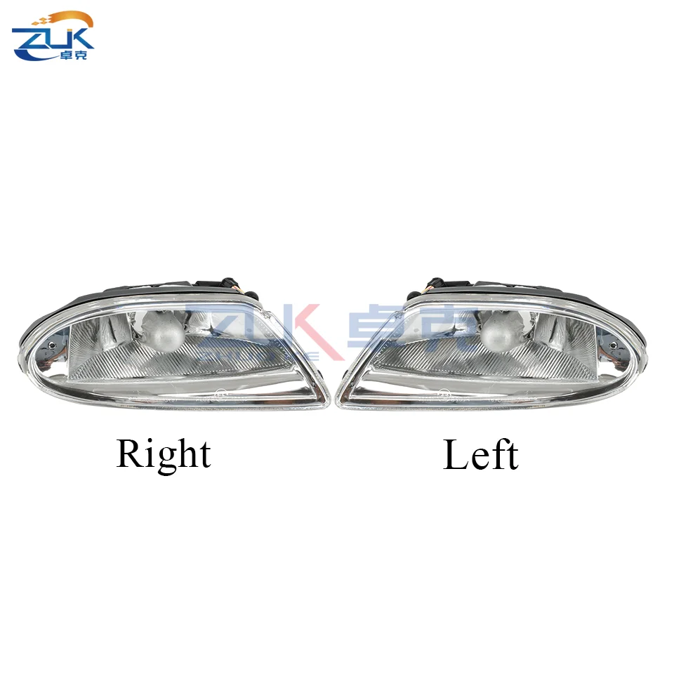 ZUK Pair Front Bumper Fog Light Fog Lamp For Mercedes-Benz ML320 ML350 ML400 ML500 W163 1998-2005 ML-Class Car Lights