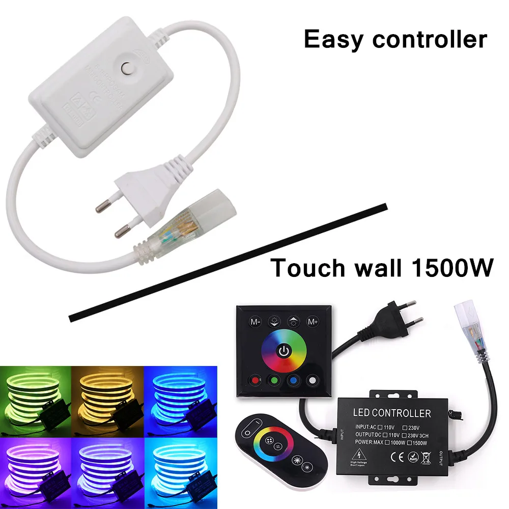 110V 220V Music Bluetooth WIFI Controller Dimmer 750W 1500W For 5050 LED Strip RGB Neon Light IOS/Android App controller