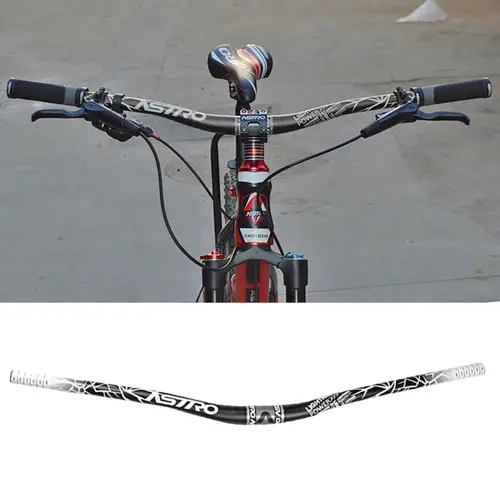 Imagen 2 del producto Manillar de aleación de aluminio para bicicleta de montaña, manillar con forma de Golondrina, 31,8mm x 720mm