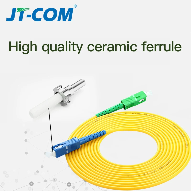 SC Singlemode Fiber Optic Patch Cable SC APC-UPC SM 2.0 mm 9/125um FTTH Fiber Patch Cord Optical Fiber Jumper 3m 10m 30m