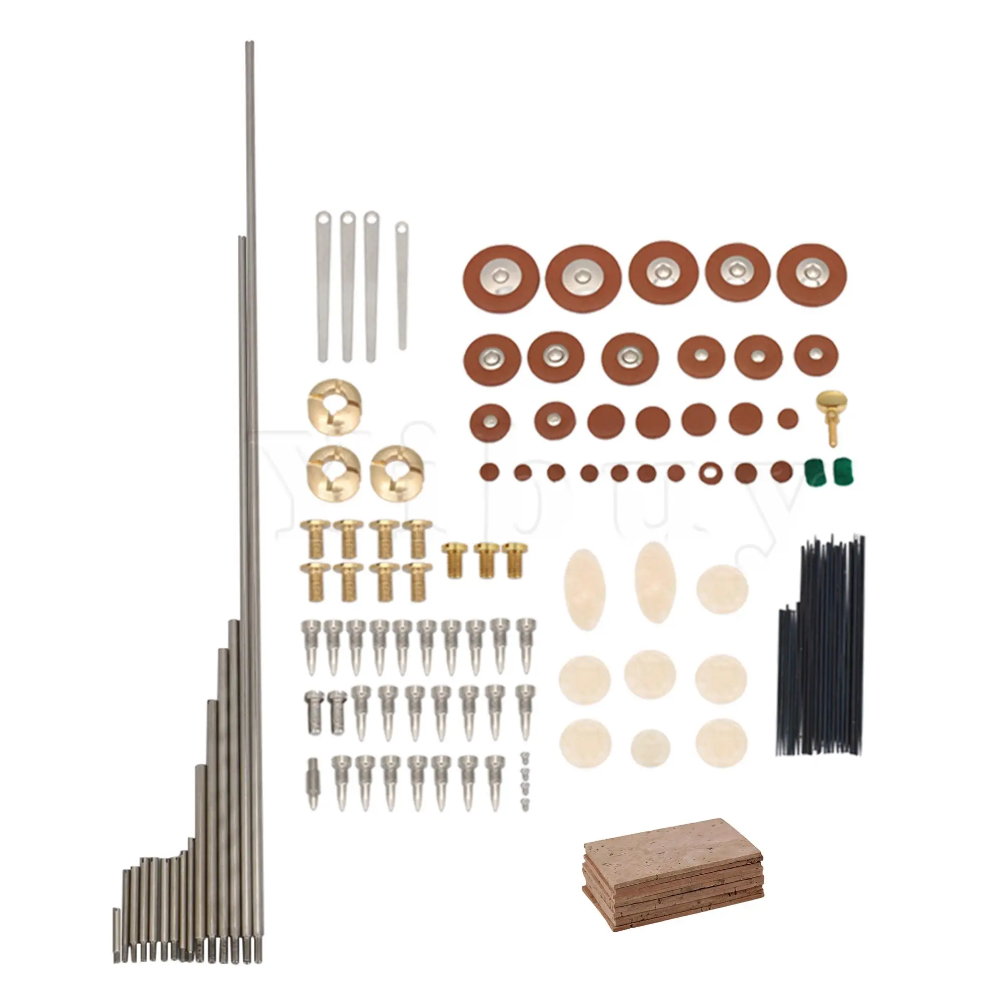 

Yibuy A Set of Tenor Saxophone Repair Kit Sax Pad & Spring Needles & Neck Cork