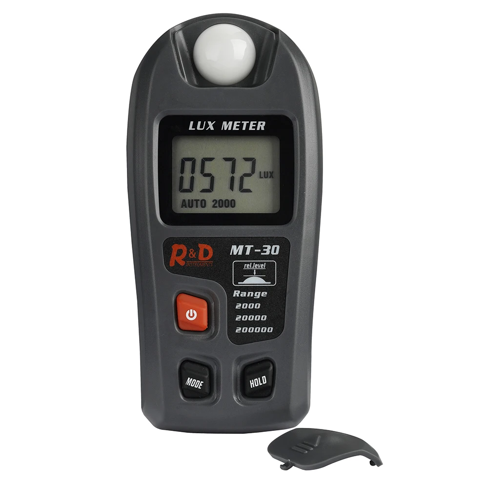 MT-30 Digital Lux Meter 200,000 LCD Electronic Photometer Pocket Mini Light Sensor Luminometer Measure Tester Illuminometer