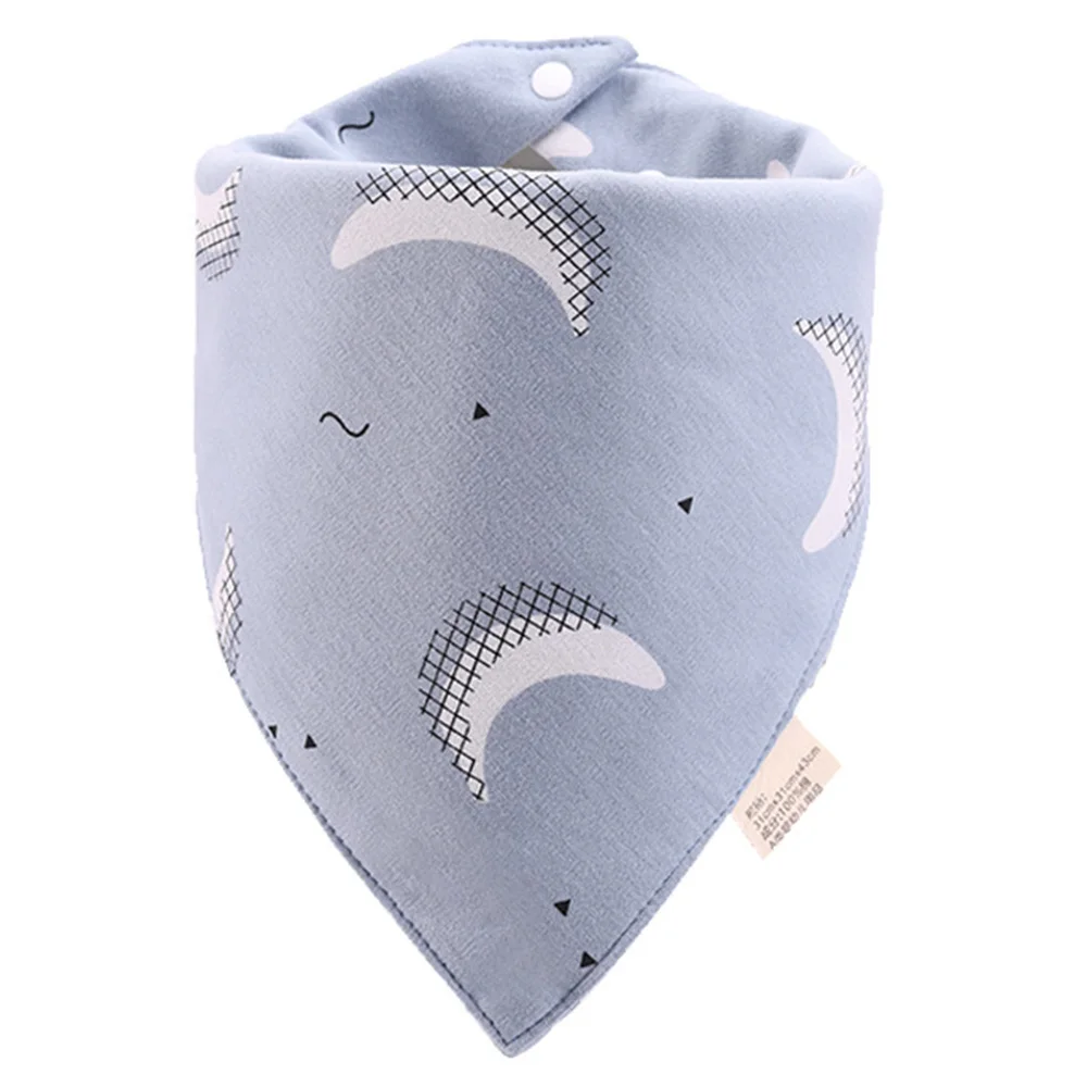 Halilo Cotton Baby Bandana Bibs Cartoon Triangle Newborn Accessories Unisex Infant Boy Girl Feeding Burp Cloths Saliva Towel