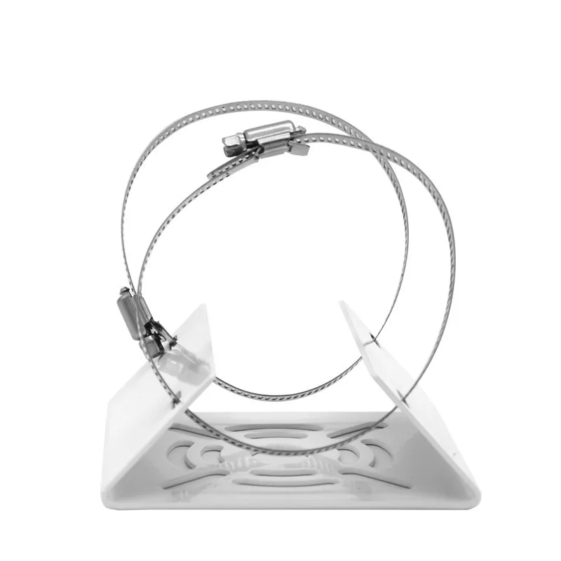 Outside CCTV Camera Iron Hoop Bracket Video Surveillance Pole Mounting Column Holder Stent Metal Steel Plate Thickness 2mm
