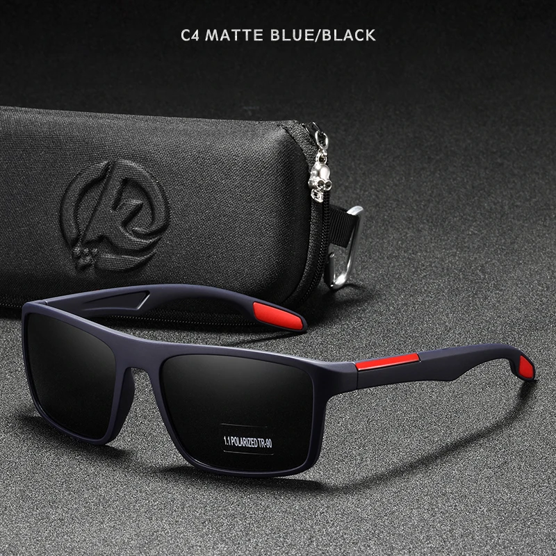 KDEAM Rechteckige Ultraleichte TR90 Sonnenbrille Herren Polarisiert Großhandel 4
