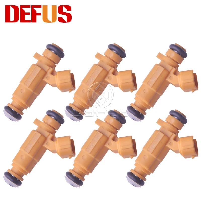 

DEFUS 6X Fuel Injector Nozzle OE 0K9BV13250 For Kia Carnival 2.5L V6 9260930010 0K9BV-13250 Car Accessories Injection Values New