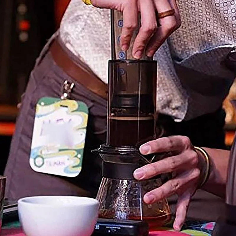 مكبس ختم مطاطي للاستخدام في أجزاء Aeropress ، آلة صنع القهوة ، حشية نهاية مكبس Aerobie (عبوة من 2)