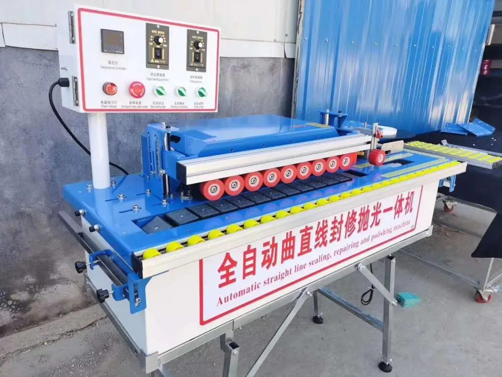 

Woodworking machinery automatic edge banding machine straight line / curve edge banding / trimming / polishing machine three in