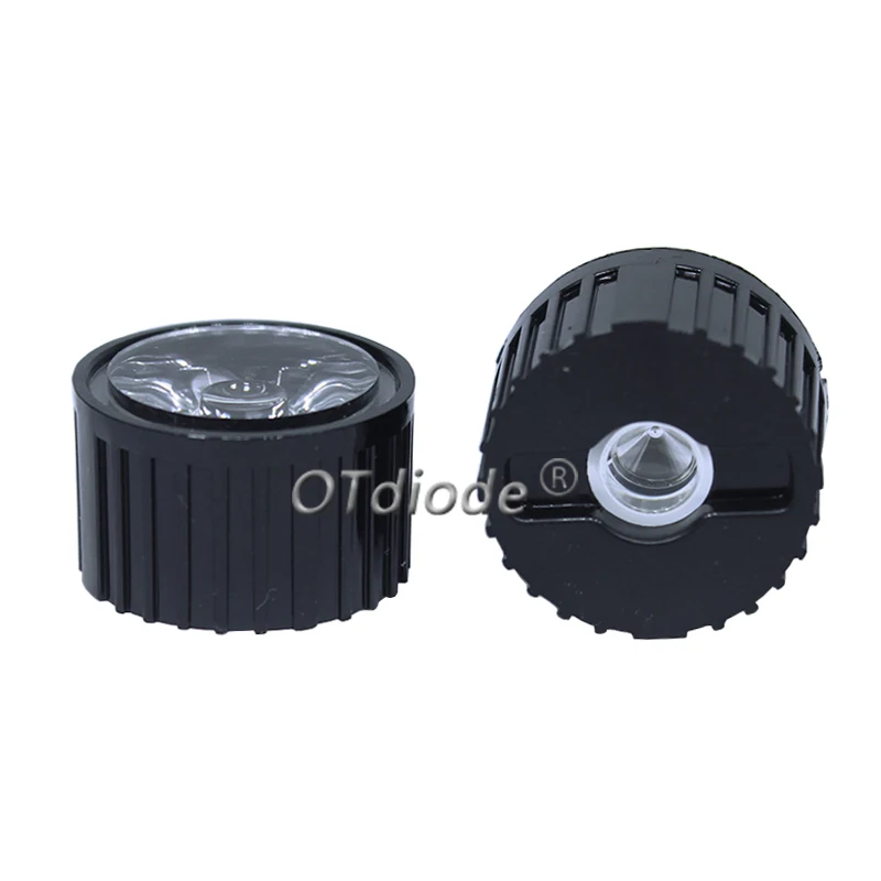 고출력 LED 렌즈, 반사경 콜리메이터, 20mm PMMA 렌즈, 1, 3, 5 W, 10, 15, 25, 30, 45, 60, 90/120 도, 10 개