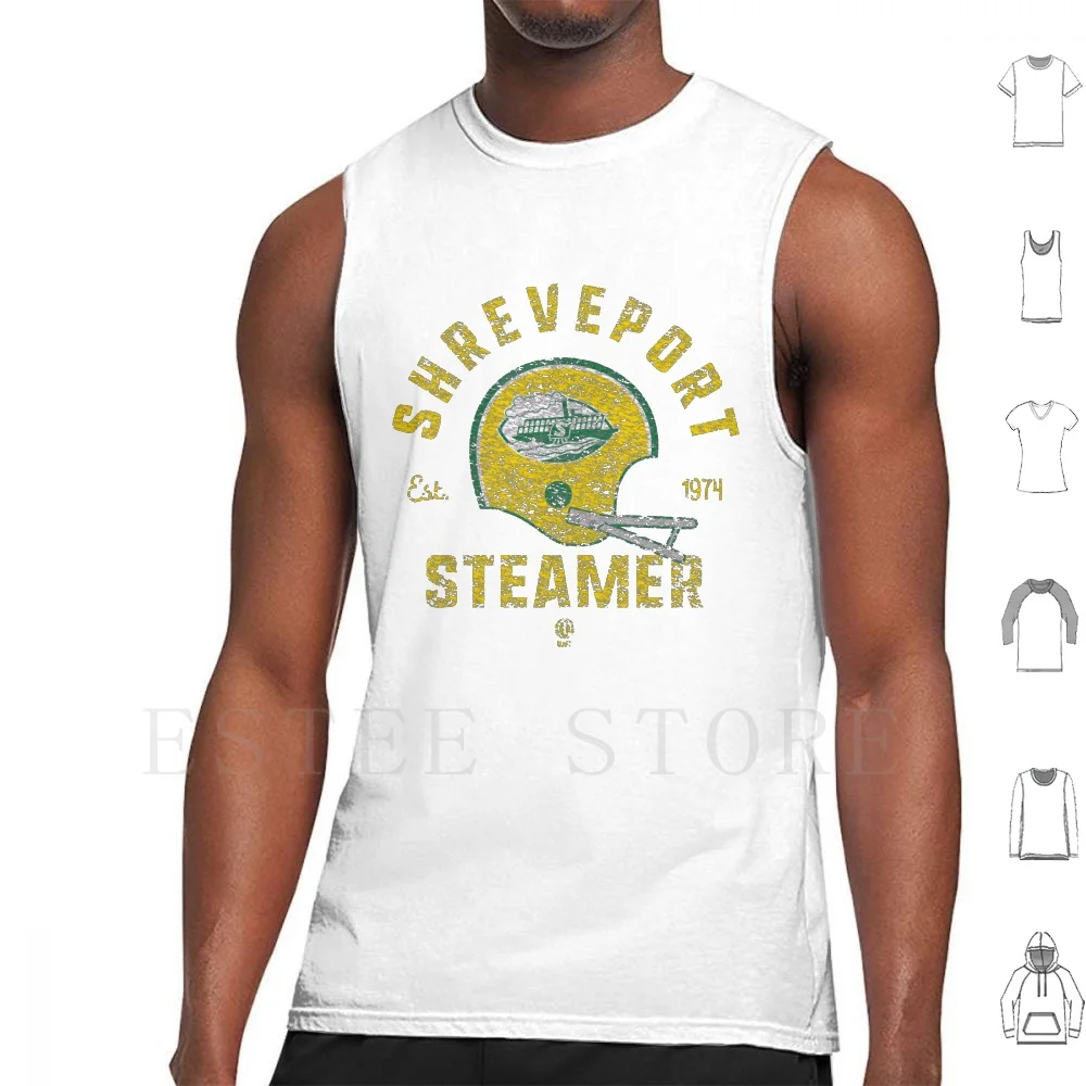 Defunct Series : Shreveport Steamer Defunct Football Tank Tops Vest Sleeveless