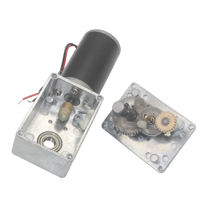 Imagem -05 - Dual Shaft Torque Turbina Worm Gear Motor para Máquina de Cortina Billboard Robot Bloqueio Eletrônico Bbq Range Hood 584031zys 6v 24v