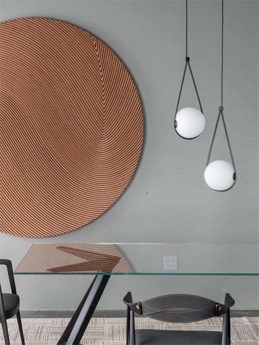 الشمال قطرة الماء الحديد قلادة أضواء غرفة نوم السرير مطعم مصباح بار الشاي متجر نافذة كرة زجاجية مصابيح تعليق للزينة تركيبات #3