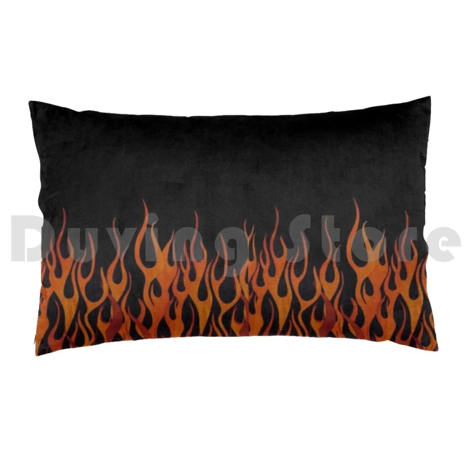 Flames Pillow Case Printed 35x50 Joe Exotic Tiger King Carol Baskin Zoom University Flame