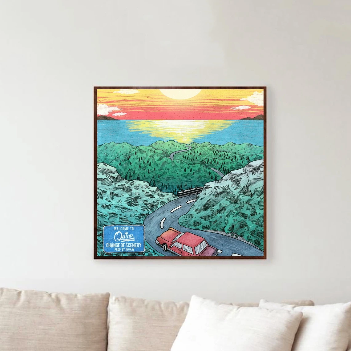 Quinn Xcii another day in paradise Music Album Cover Poster Music Star Singer Canvas Print Art Wall Painting Home Decoration