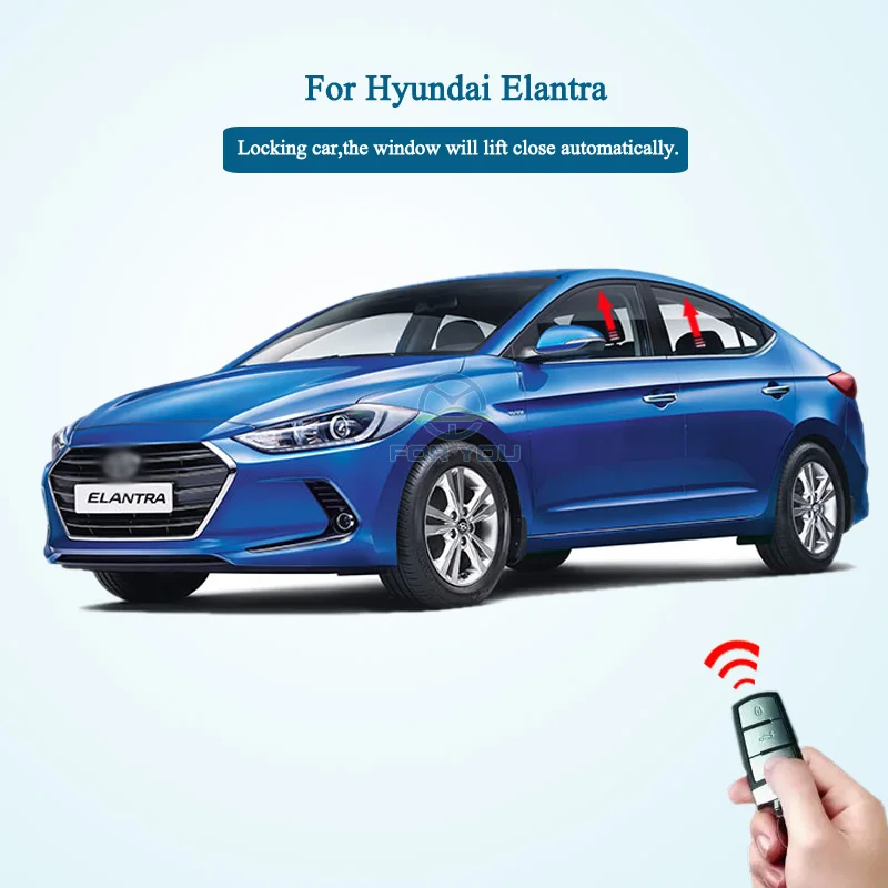 FORYOU Car Auto Window Closer Close Opener 2 By 2 + Mirror Folder For Hyundai Elantra MD 2012-2016