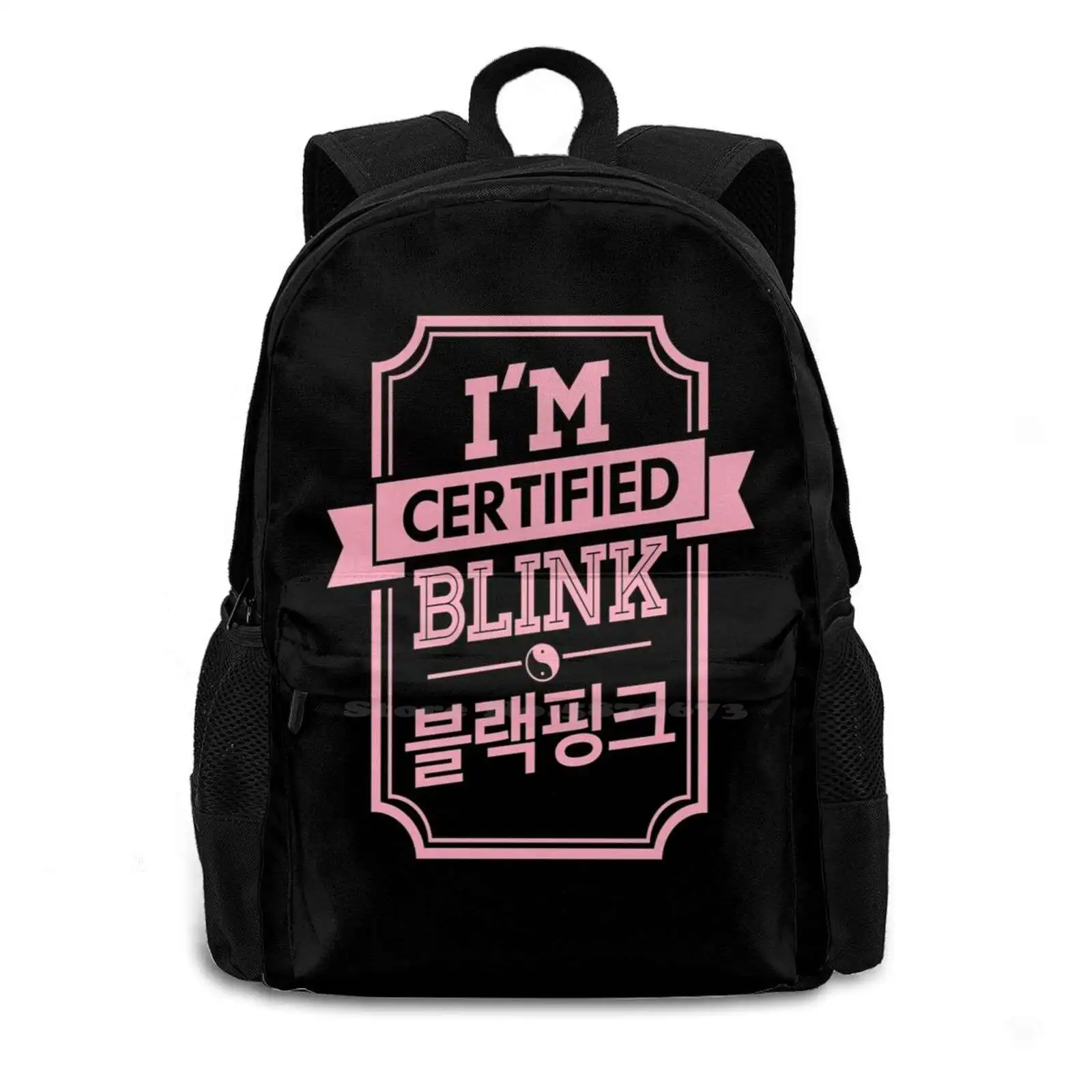 Certified Blink - Hot Sale Schoolbag Backpack Fashion Bags Kpop K Pop Korean