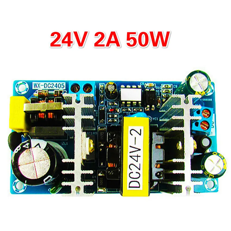 Upgraded 24V 2A High Power Switching Power Supply Board 24V 50W Isolated Power Supply AC-DC Power Supply Module Switch Board