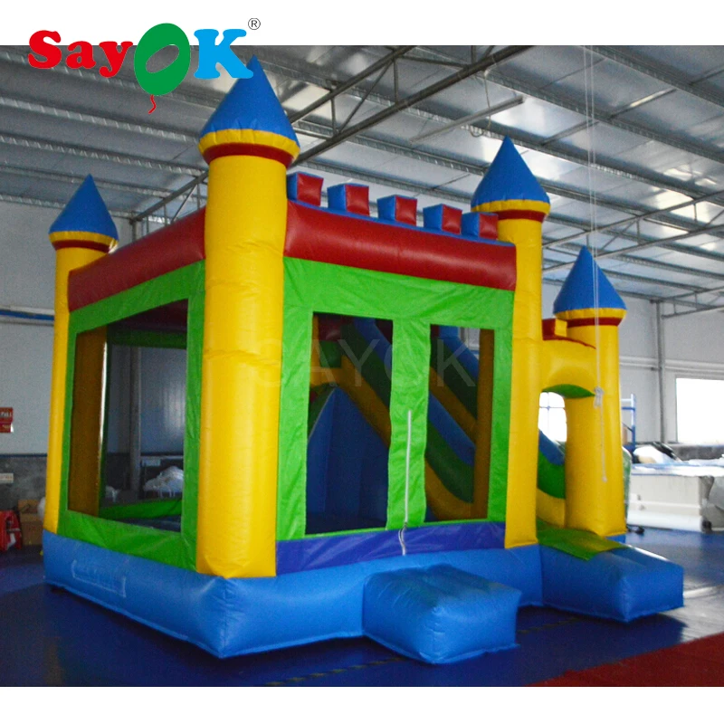 Free Sea Shipping Inflatable Bouncer Castle 4.1x3.3x3.8m Jumping Bouncer Palace Inflatable Trampoline for Sale