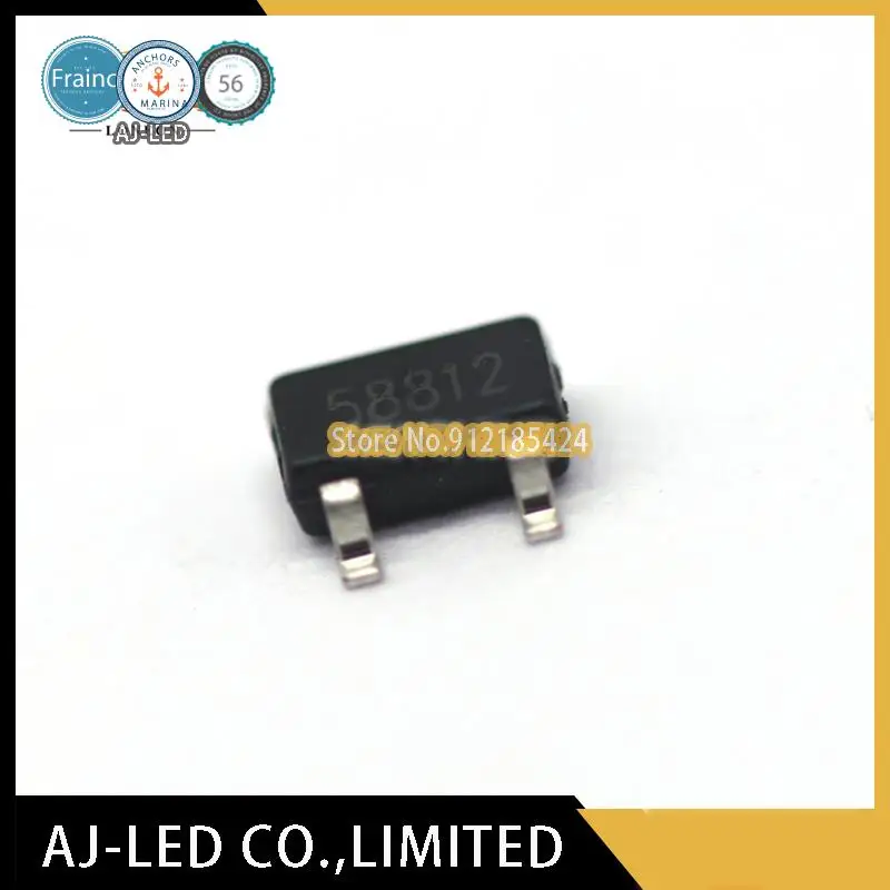 10pcs/lot US5881ESE Unipolar Hall switch is used to receive counter motor fan control