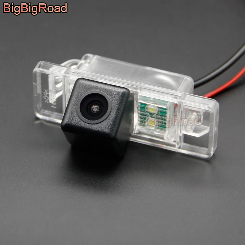 

BigBigRoad Car Rear View Parking CCD Camera For Citroen C-Quatre C-Triomphe C5 C4 C2 For Peugeot 307 308 Pathfinder Dualis