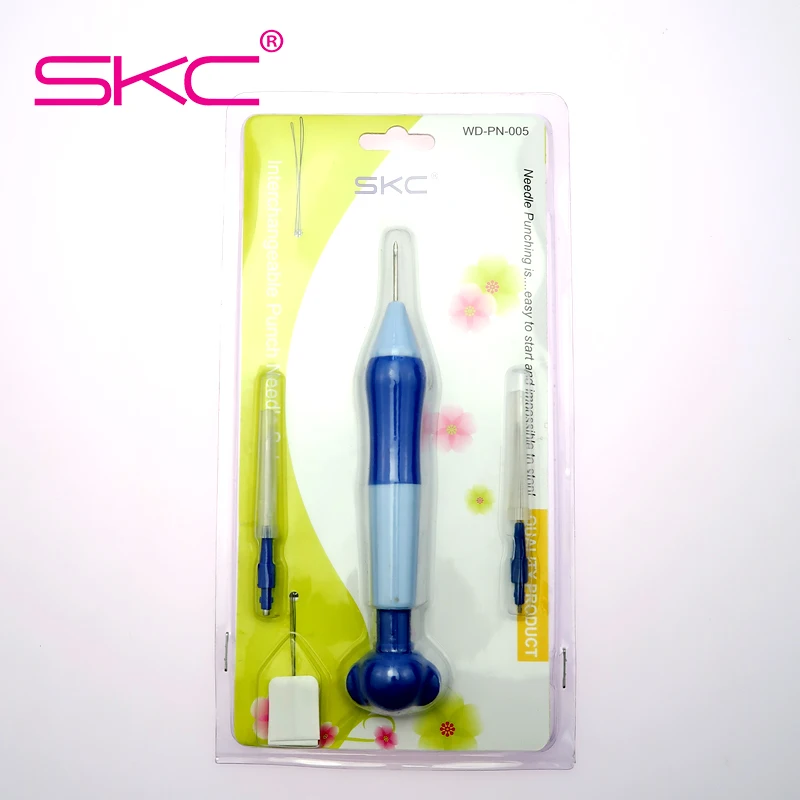 SKC di alta qualità pratico fai-da-te 1.3mm 1.6mm 2.2mm Punch Needle ABS plastica artigianato fai da te set di penne per ricamo magico strumenti per