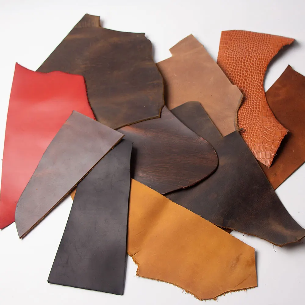 cowhide scrap Strops Crazy horse cowhide 2 mm thickness Razor Knife cow hide skin leather skin genuine leather Shred spetches