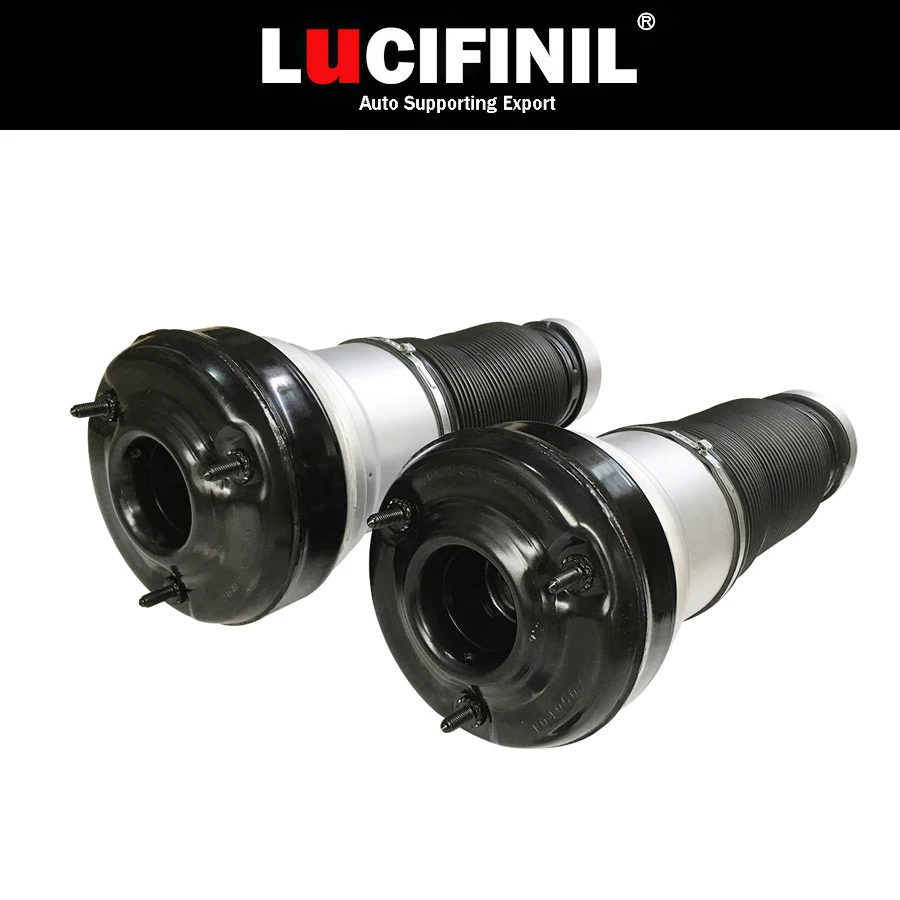 LuCIFINIL 2PCS Front Suspension Spring Bags Air Ride Fit W220 Mercedes 2203202438 2203205113