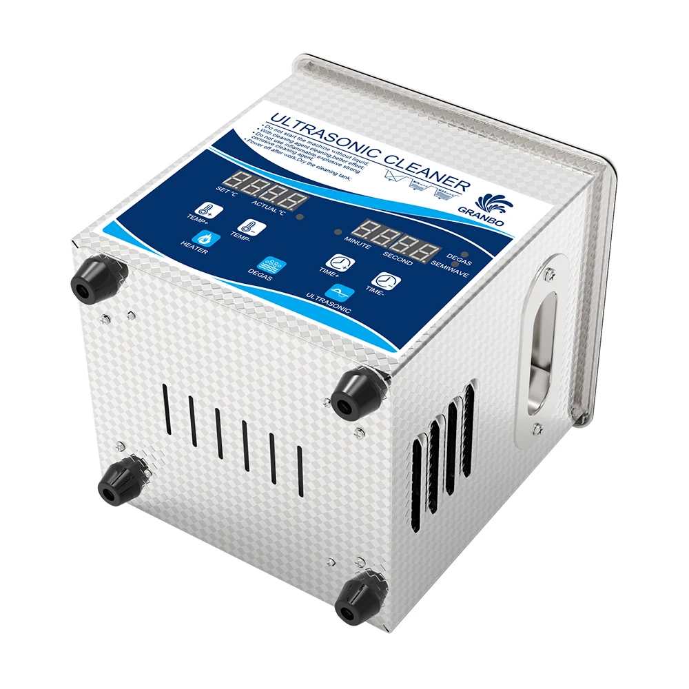 Pulitore ad ultrasuoni 2L Bath 60W Timer Heater Degas Semiwave 40KHz rondella gioielli orologi scheda del telefono cellulare occhiali Hardware pistone