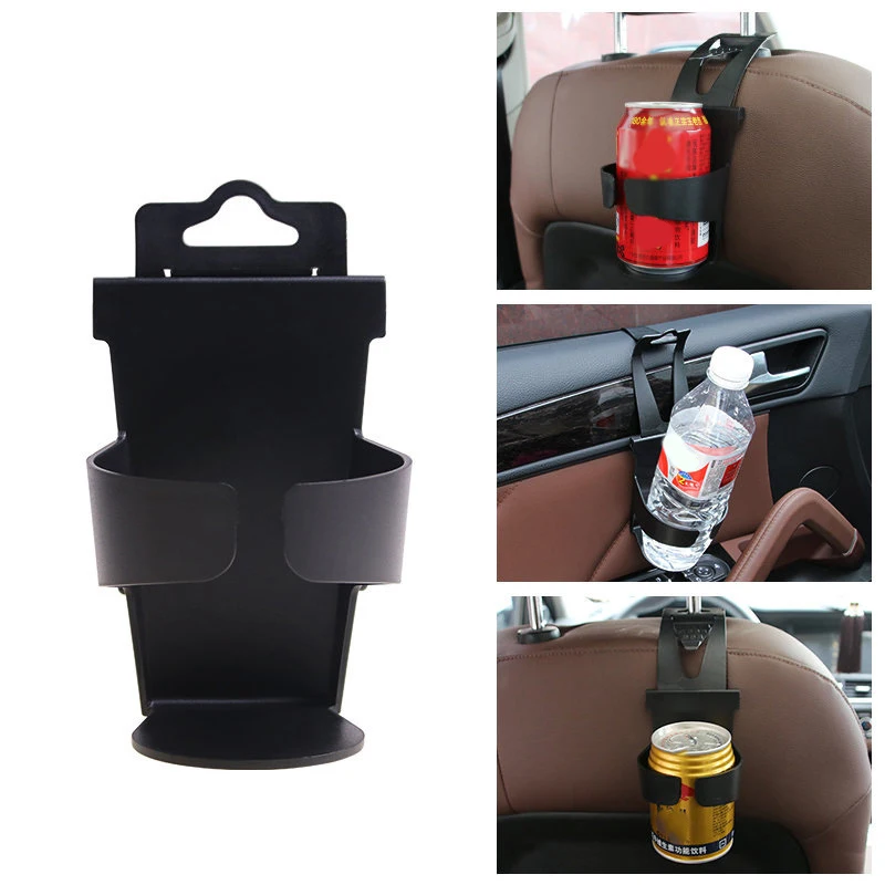 

Car Cup Holder Universal Adjustable Black Truck Door Mount Drink Bottle Stand