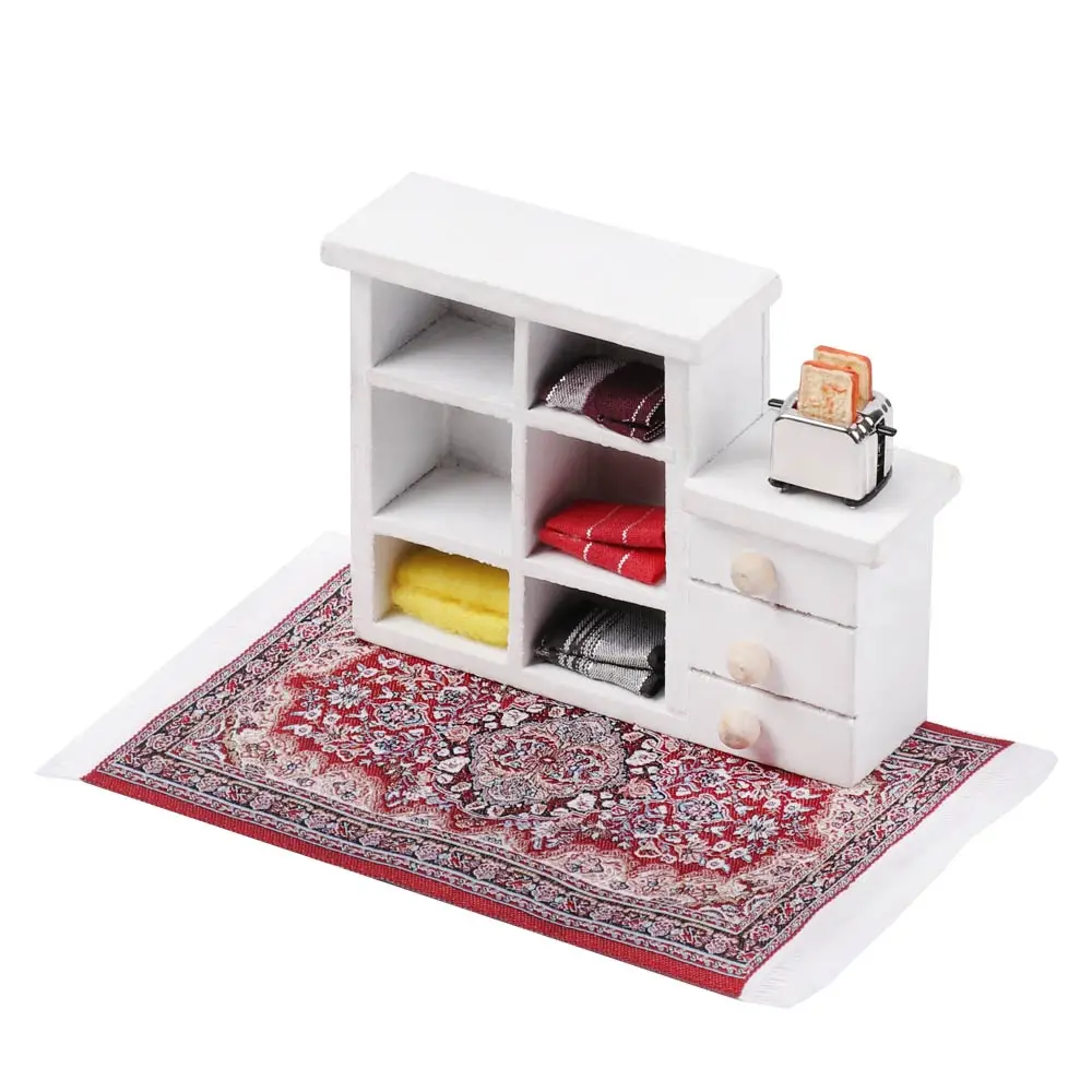 1/12 Scale Dollhouse Miniature Turkish Style Area Rug/Carpet/Mat Floor Coverings for Dolls House Any Rooms Furniture Decoration