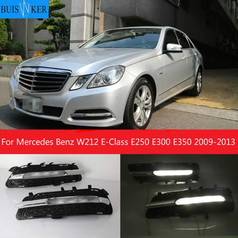 

For Mercedes For Benz W212 E-Class E250 E300 E350 2009-2013 Car DRL LED Daytime Running Light DRL Lights Fog Lamp