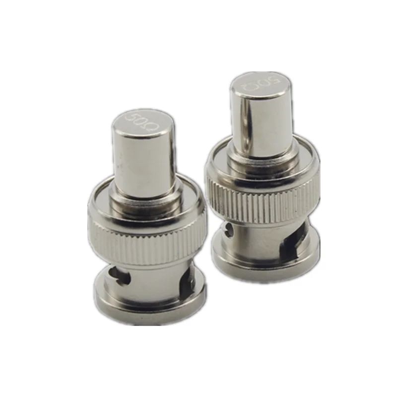 5pcs/lot 50Ohm/75Ohm BNC Male Plug Termination Dummy Load 50/75 Ohm BNC Male Terminator RF BNC Connector for CCTV