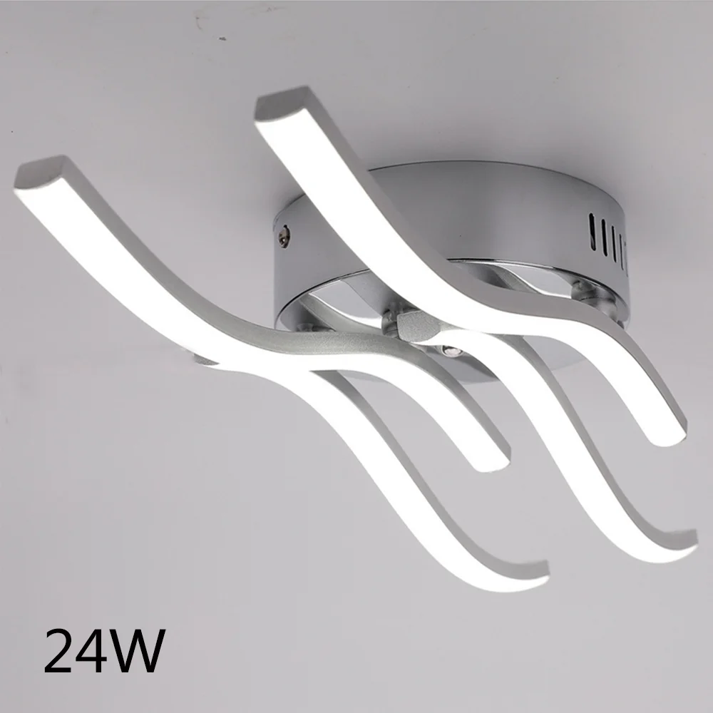 

New Design LED Ceiling Lights 12W 18W 24W Aluminum Modern Ceiling Lamp AC 85-265V Led Room Lights for Living room Bedroom Decor