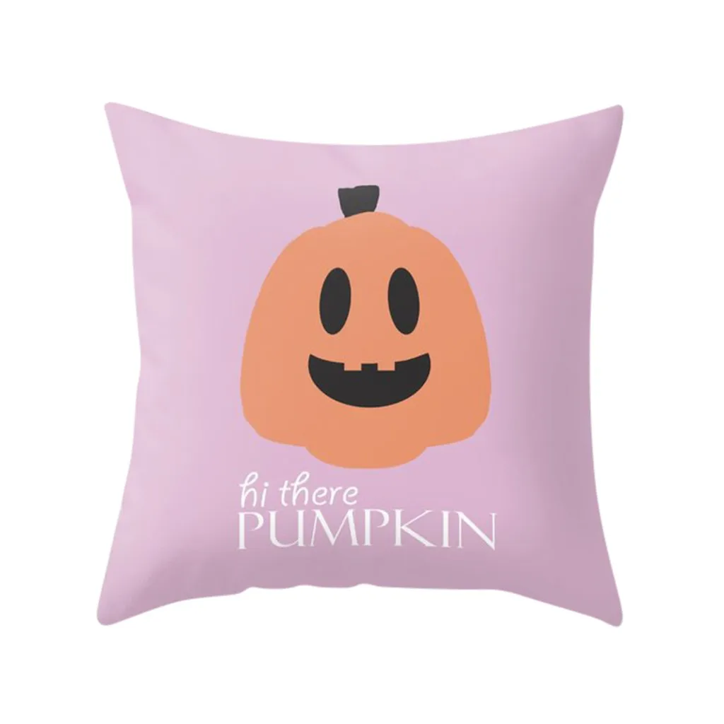 Cute Cartoon Halloween Decoration For Home Cartoon Pumpkin Bat Ghost Pillowcase Horror Halloween Party Supplies Accessories 2020