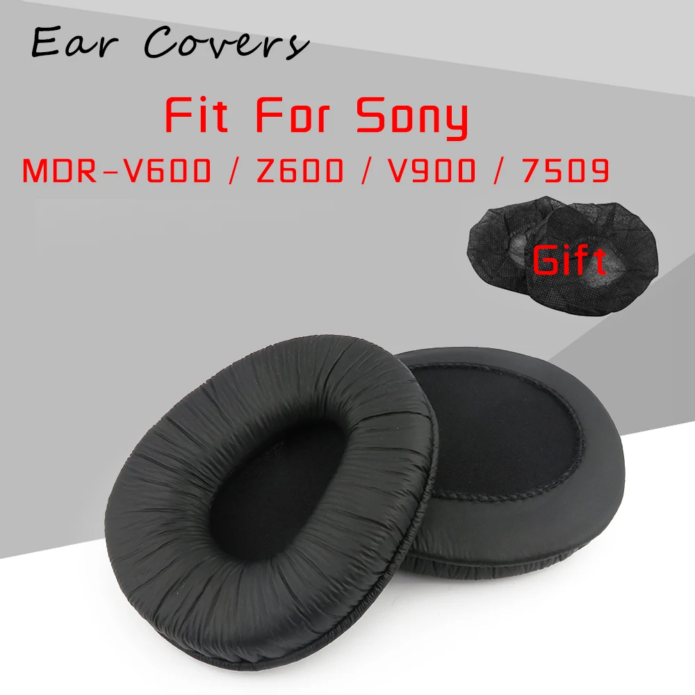 Ear Pads For Sony MDR V600 Z600 V900 V900HD V7509 V7509HD Headphone Earpads Replacement Headset Ear Pad PU Leather Sponge Foam