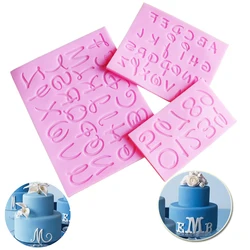 Letter/Number Silicone Mold Diy Candy Cake Decorating Tools Fondant Chocolate Ice Gumpaste Clay Mould Epoxy UV Resin Mold C387