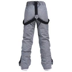 Waterproof Snow Pants for Men and Women, Snowboard Strap Trousers, Windproof Ski Suit, Outdoor Sports Belt, Bibs Unsex, Winter