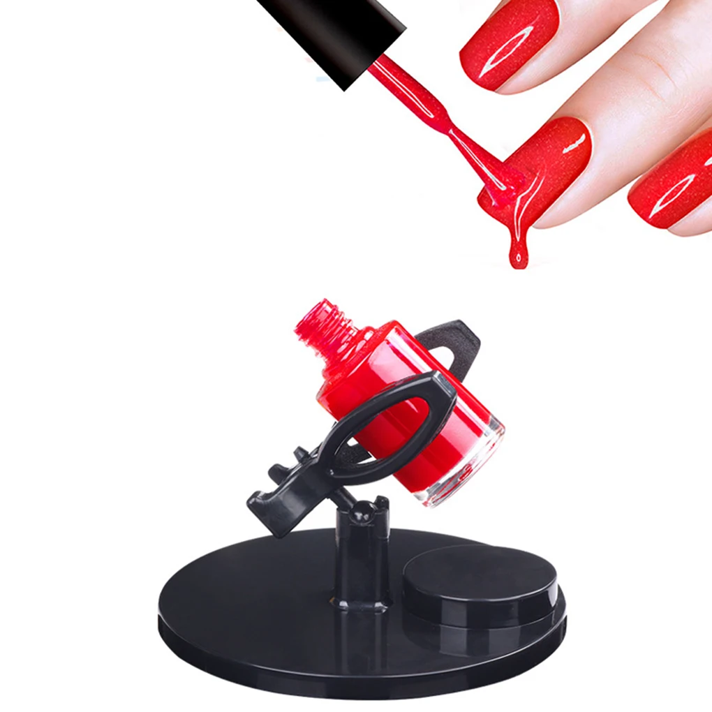 

Nail Polish Bottle Holder Nail Art Manicure Slanted Holder Hand Free Stand Seat Tool Nail Art Display Stand Tilt Clip