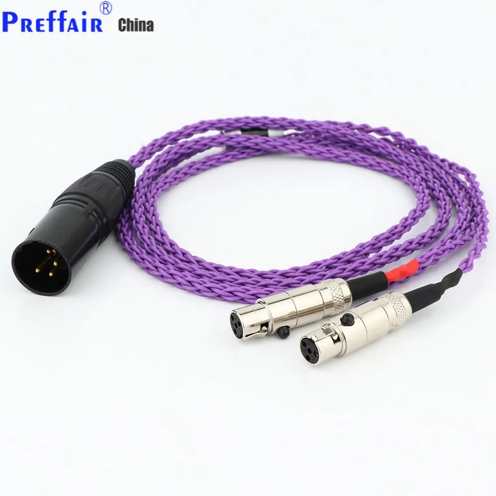 

XLR Balanced Earphone Headphone Upgrade Cable Silver Plated for Audeze LCD-3 LCD3 LCD-2 LCD2 LCD-4
