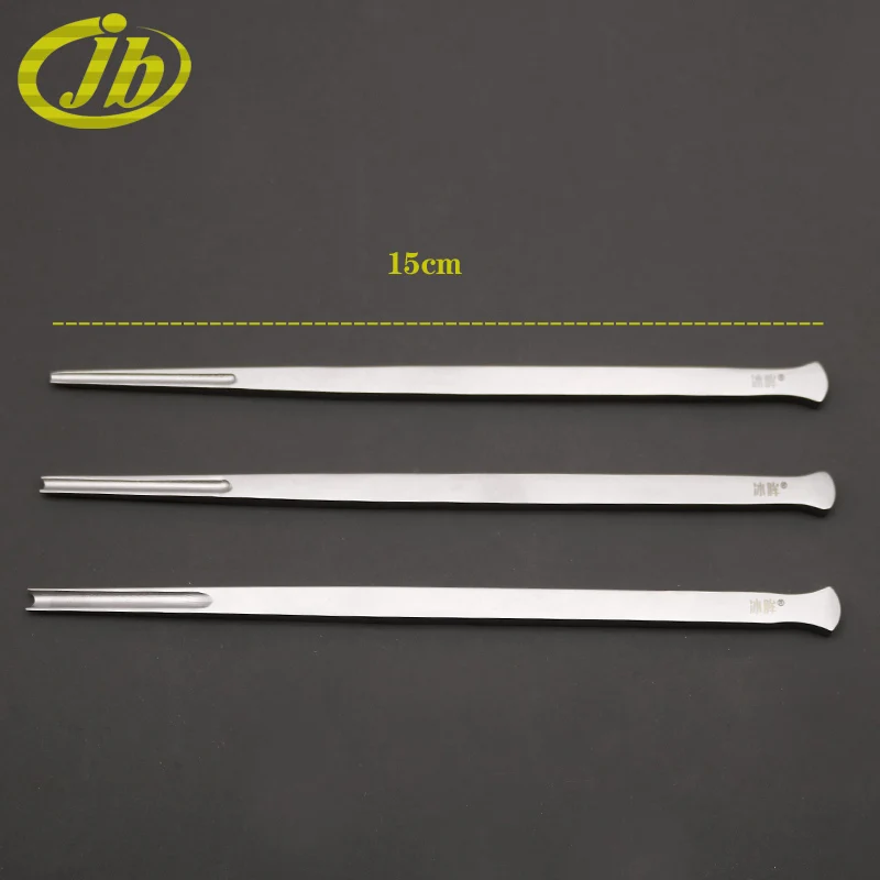 Bone knife 2/3/4mm stainless steel 15cm flat handle surgical operating instrument razor sharp bone chisel