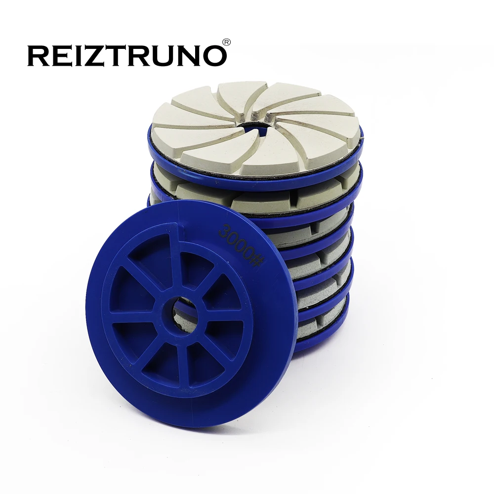 1ชิ้น Reiztruno 100/125/150มม.ขอบแผ่นขัดสำหรับขัดหินตรงและ Beveled Edge Snail Lock Attachment,ใช้เปียก