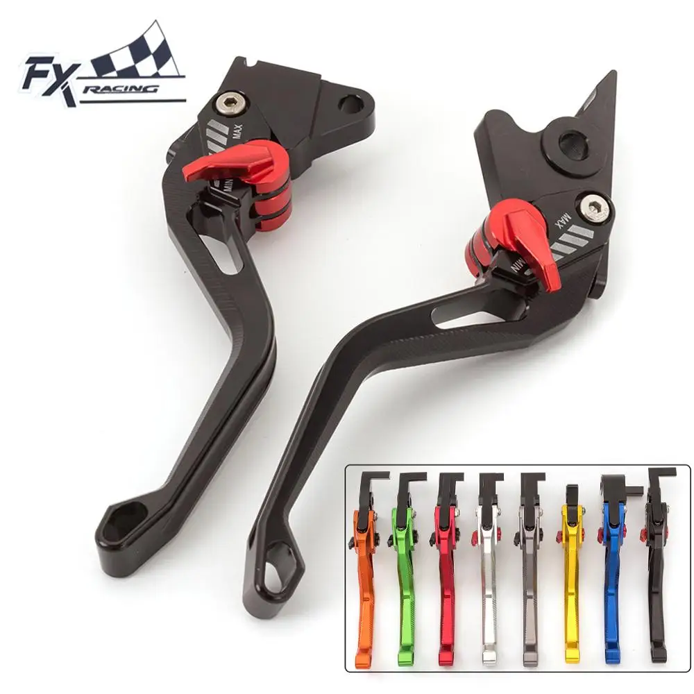 3D Rhombus Motorcycle Adjustable Brake Clutch Lever For FB Mondial Hipster Pagani 125 300 HPS125 HPS300 Levers Accessories