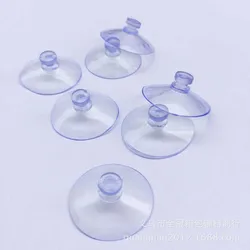 30PCs 3/4/5.5cm Clear Sucker Suction Cups Mushroom Head Strong Vacuum Suckers Hooks Hanger For window decoration wedding Car