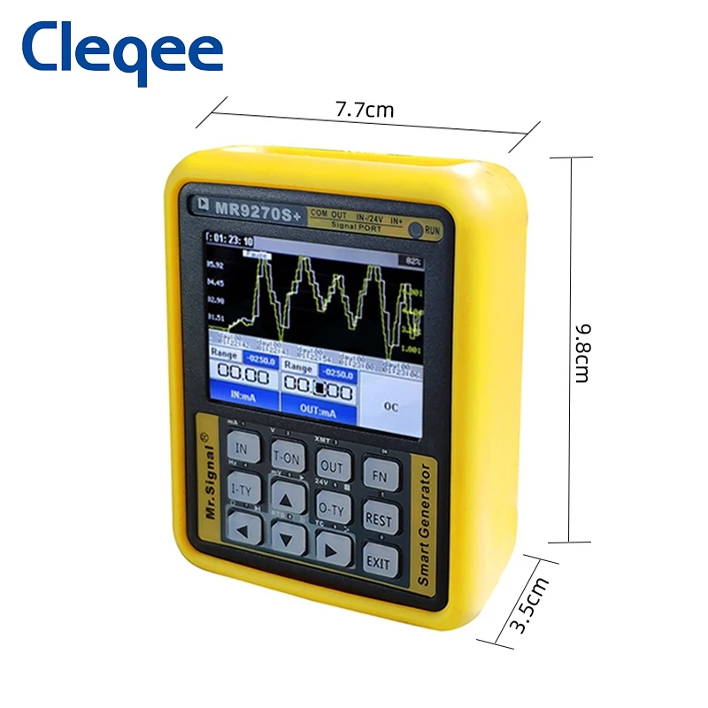 Upgraded MR9270S+ Hart 4-20mA Signal Generator Calibration Current Voltage PT100 Thermocouple Pressure Transmitter PID Frequency