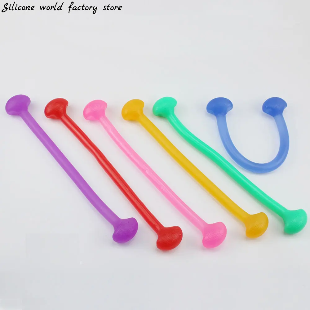 Silicone world Silicone Yoga Pull Rope Training Gym Strength Resistance Bands Pilates Sport Rubber Fitness Bands Workout rope