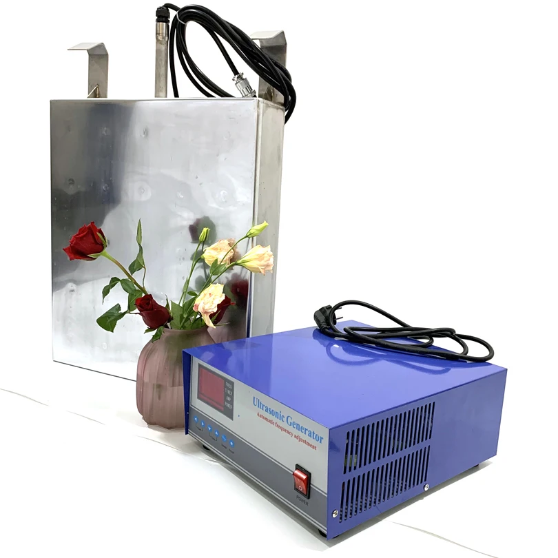 28KHZ 300W Low Power Waterproof Submersible Ultrasonic Transducer Box For Hard Ferrite Products