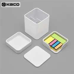 KACO LEMO 데스크탑 보관함, 노트 박스, 제품 상자, 3 in 1 조립 무료 심플 디자인 작업, 사무실 팜용
