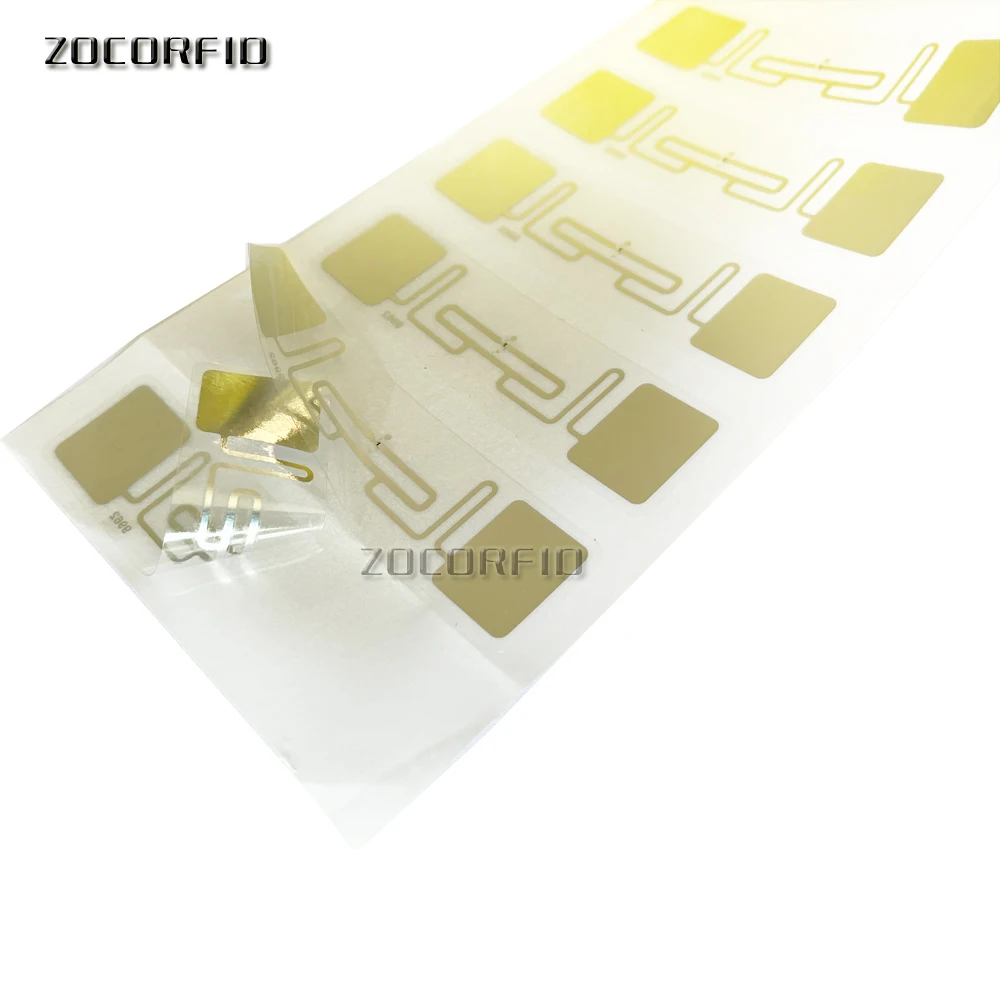 

100pcs/lot ISO18000-6C UHF RFID Passive H47 Label Square Adhesive Sticker Tag with M4 Chip Size 50*50mm